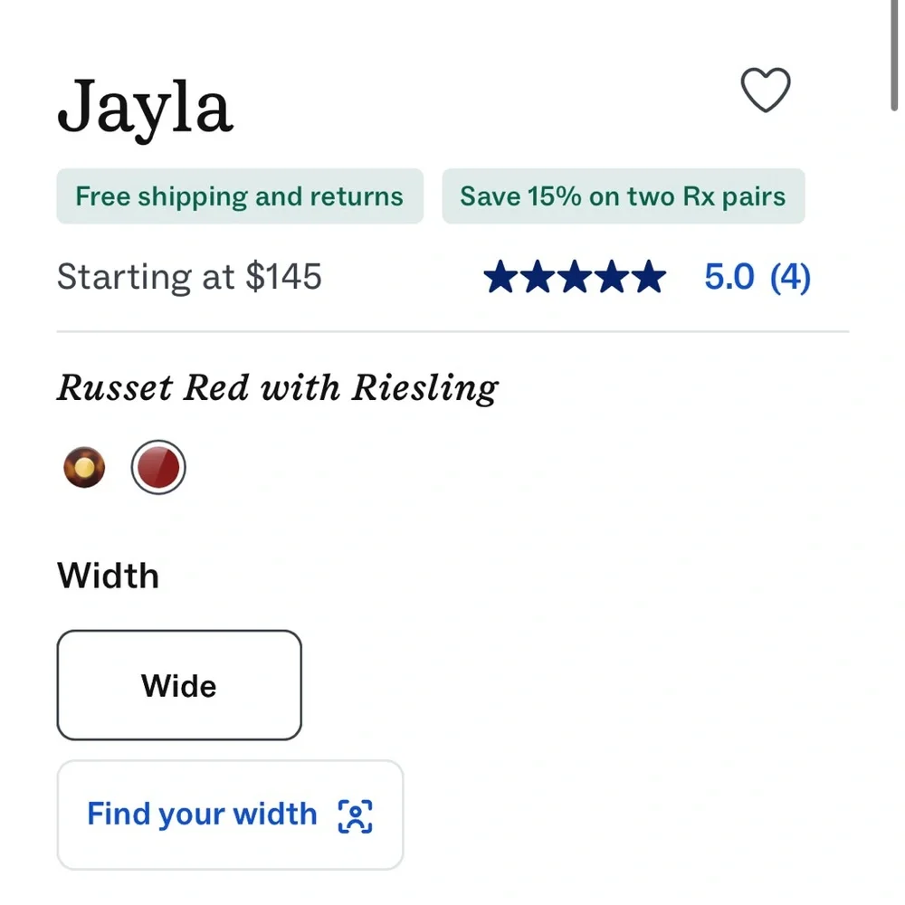 Warby Parker Jayla Glasses - Picture 6 of 11